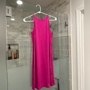 Banana Republic Silk Fuchsia Dress 0